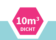 Afzetcontainer 10m3 dicht